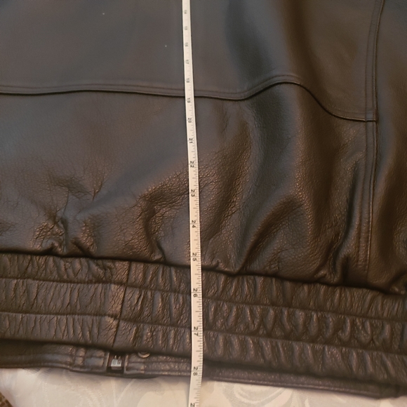 Reeds Lambskin Leather Brown Bomber Jacket Coat 2xxl 2 Extra Large⁸ - Picture 13 of 14